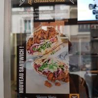New shawarma sandwich at Vegan Hero in Paris