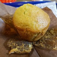 Pistacchio muffin at Vegan Hero in Paris