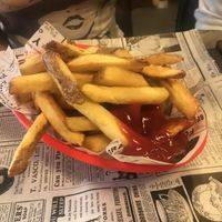 Delicious fries at Vegan Hero in Paris