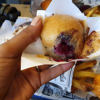 Moelleux framboise at Vegan Hero in Paris