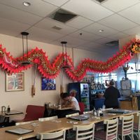 Seating area at China Garden in Orono
