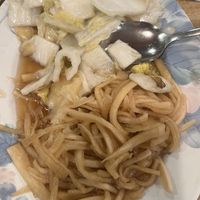 Daikon and Napa cabbage salad   at China Garden in Orono