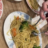 Curry noodles with veggies   at China Garden in Orono