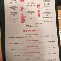 Drinks at China Garden in Orono