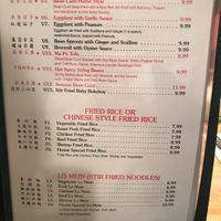 Vegetables at China Garden in Orono