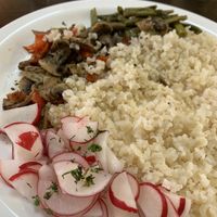 El plato fuerte - the main dish at Raices in Quito