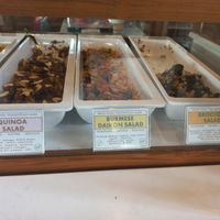 Salads at Food4Thought in Chiang Mai