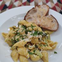 Vegan Mac'n'cheese at Food4Thought in Chiang Mai