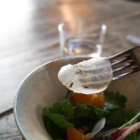 salad at Stardust in Kyoto