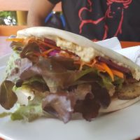 Hummus wrap  at Greze Natural and Healthy in Phuket