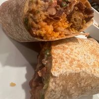 Chicharron burrito  at VSpot in Brooklyn