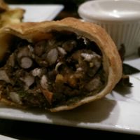Black bean empanadas at VSpot in Brooklyn