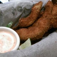 Avocado fries at VSpot in Brooklyn