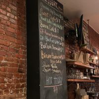 Dessert menu at VSpot in Brooklyn