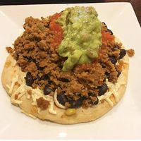 Arepa con todo at VSpot in Brooklyn