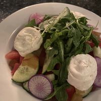 A beautiful sweet light watermelon salad   at Disneyland - Blue Bayou in Anaheim