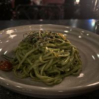 Pistachio Lemon Basil Pasta  at Disneyland - Blue Bayou in Anaheim