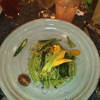 Pistacchio lemon and basil pasta at Disneyland - Blue Bayou in Anaheim