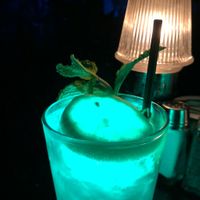 Mint julep with extra light “ice” cube  at Disneyland - Blue Bayou in Anaheim