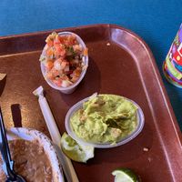 Guacamole and salsa  at Disneyland - Rancho del Zocalo in Anaheim