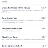 You can customize menu and substitute meats for cauliflower. Just make sure you specify no dairy.  at Disneyland - Rancho del Zocalo in Anaheim