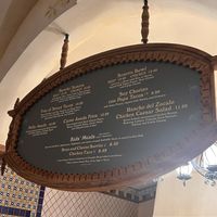 Menu  at Disneyland - Rancho del Zocalo in Anaheim