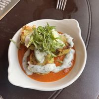 Vegan potato dish  at Disneyland - Carthay Circle in Anaheim