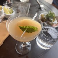 Pear cocktails   at Disneyland - Carthay Circle in Anaheim