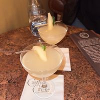 Pear cocktails   at Disneyland - Carthay Circle in Anaheim