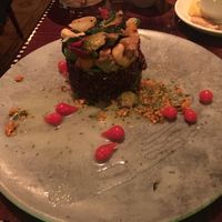 Beautiful vegetable tower at Disneyland - Carthay Circle in Anaheim