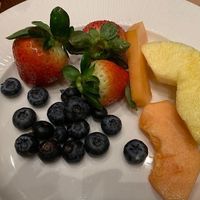 Fresh fruit from buffet   at Disneyland - Storytellers Cafe in Anaheim