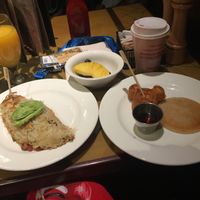 Ask chef to prepare a vegan hash with avocado. at Disneyland - Storytellers Cafe in Anaheim