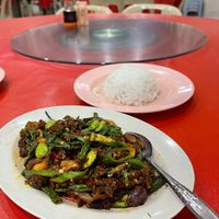 spicy 4 seasons vegetable RM18

white rice (large) RM1.50 at Yun Ji Vegetarian  in Ipoh