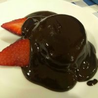 Volcan del chocolate at Krsna Cuisine in San Vicente Del Raspeig