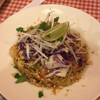Vegan pad thaï  at Gone Eatery in Whistler