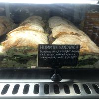 Hummus sandwiches at Habitat Coffee Shop in Los Angeles