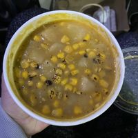 New green chili corn chowder. So good! Made with oat milk and has a great texture and flavor. Definitely has a kick. #Veganuary at Venti's Cafe and Taphouse in Salem