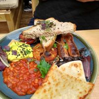 Full breakfast at Bonobo Cafe in Aberdeen