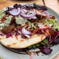 Seitan kebab  at Bonobo Cafe in Aberdeen