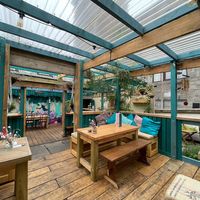 Seating area at Bonobo Cafe in Aberdeen
