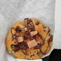 chocolate and caramel cookie at Bonobo Cafe in Aberdeen