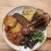 Fry-up at Bonobo Cafe in Aberdeen