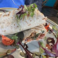 Kebab wrap  at Bonobo Cafe in Aberdeen