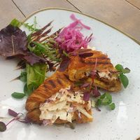 Applewood Smoked Croissant at Bonobo Cafe in Aberdeen