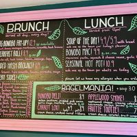 Menu - 23/10/2022  at Bonobo Cafe in Aberdeen