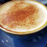 Dirty chai latte at Bonobo Cafe in Aberdeen