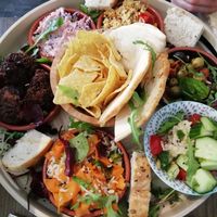 Sharing platter at Bonobo Cafe in Aberdeen