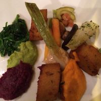 polenta meal at The Global Village Restaurant  in Dingle