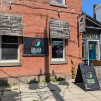 Exterior at Cinnamon Cafe in Fredericton