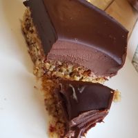 Chocolate cake at Cinnamon Cafe in Fredericton
